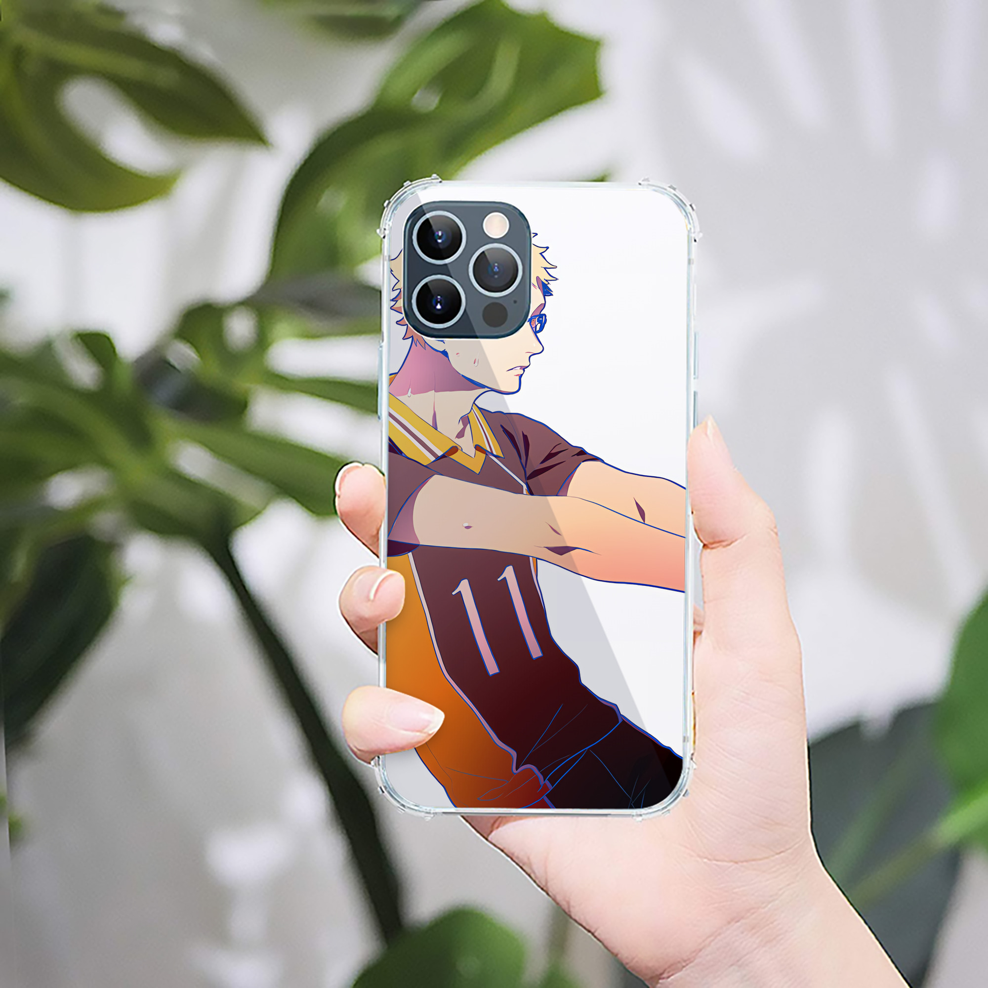 （画像用） ハイキュー!! Haikyu!! 【iPhone 12シリーズ対応】透明スマホケース（クリアソフトケース）